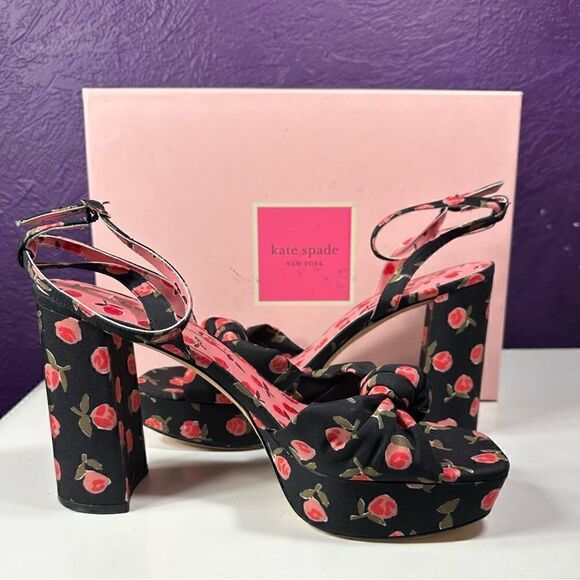 Kate Spade Confetti Rose Shoes New Size 9 - Picture 2 of 8